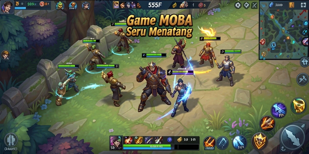Tangkapan layar menampilkan gameplay seru dalam <strong>555F</strong>.