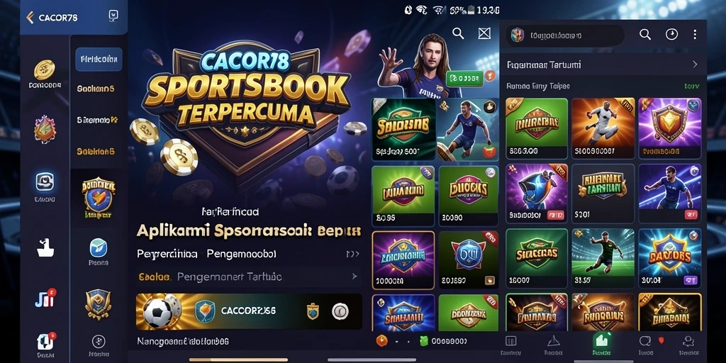 Tampilan gameplay dinamis di CACOR78 dengan berbagai opsi taruhan.