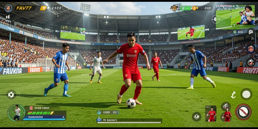 Tangkapan layar dari gameplay FAV77 yang mendebarkan dan kompetitif.