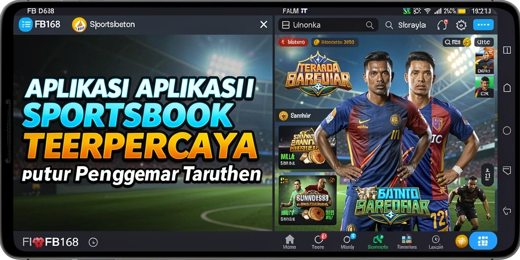 Tampilan gameplay Sportsbook yang menarik dan interaktif di FB168.