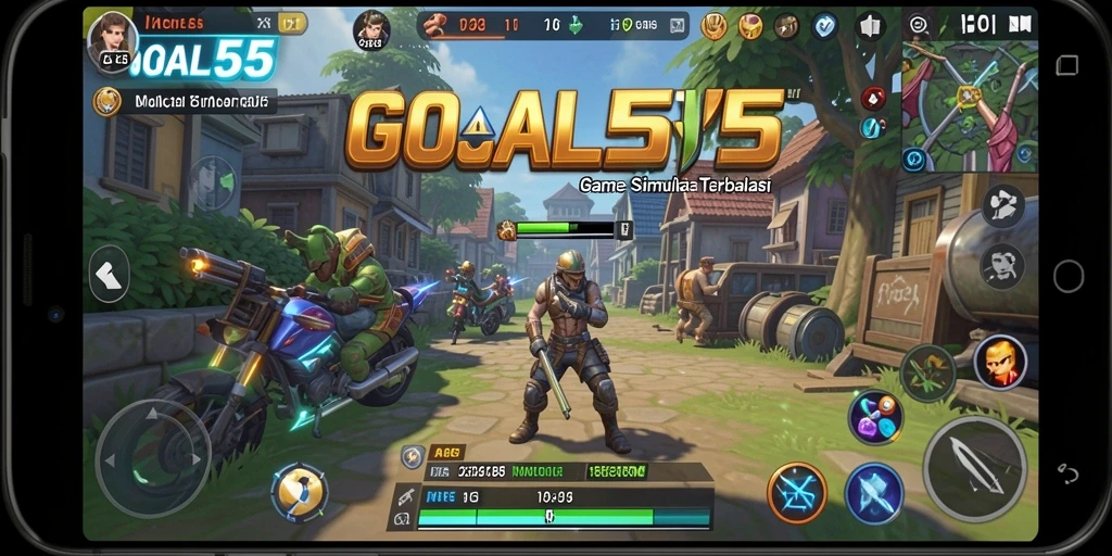 Screenshot menampilkan pengalaman gameplay simulasi yang menakjubkan di GOAL55.