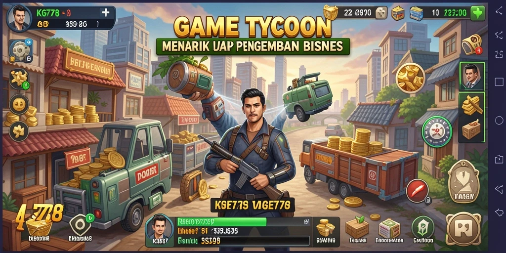 Tampilan gameplay seru dalam membangun bisnis di KG778.