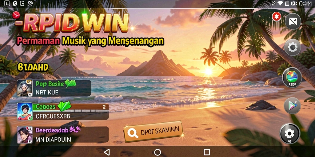 Tampilan gameplay RPIDWIN yang menarik dan interaktif.