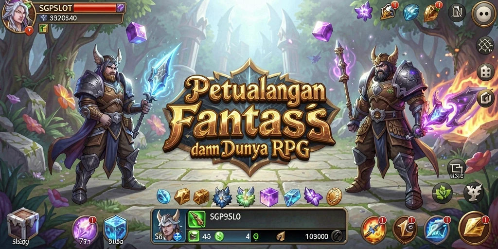 Tampilan gameplay SGPSLOT dengan aksi RPG yang seru.