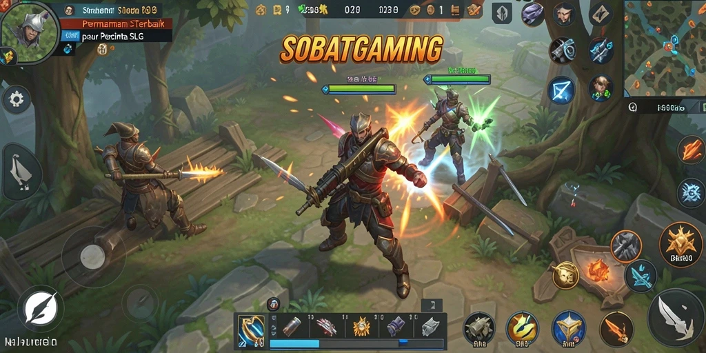 Tampilan gameplay SLG yang mendebarkan dan interaktif.