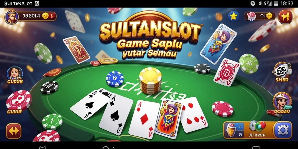 Screenshot gameplay Gaple yang seru di SULTANSLOT.